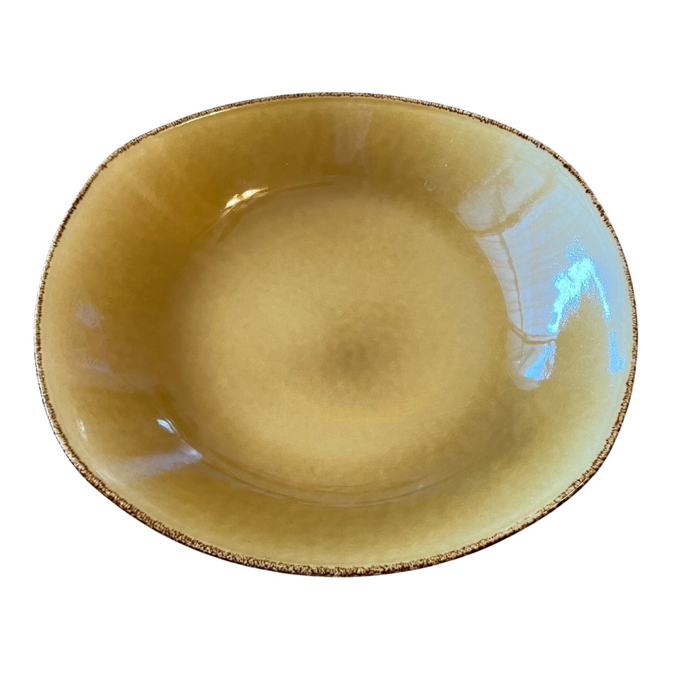 Steelite Craft Terracotta Pasta Bowl 11 Inch Brown Rustic Ceramic England